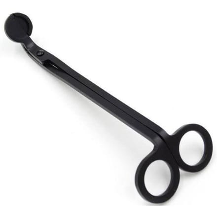 Coupe-mèche de bougie en acier inoxydable Ciseaux à bougie Fabrication de bougies faites à la main Coupe-mèche Ciseaux Outil d'extinction de bougie white