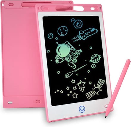 Tekenbord kinderen Kiraal - Tekentablet - LCD Tekentablet kinderen - Grafische tablet kinderen - Kindertablet Roze