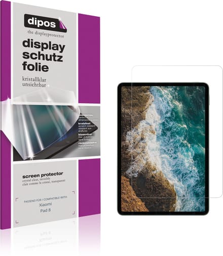 dipos – 2x Beschermfolie geschikt voor Xiaomi Pad 8 | Krasbestendige & heldere Screenprotector Ultra-Thin
