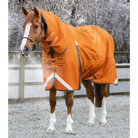 Waterdichte paardendeken met halsbedekking Premier Equine Buster Combo 400g