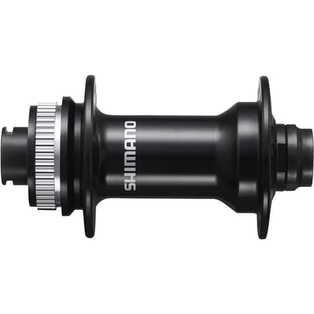 Shimano voornaaf, 32-gaats, 12 mm steekas, zwart