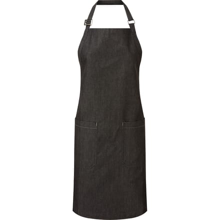 Premier Volledig biologisch katoenen schort (Zwarte denim)