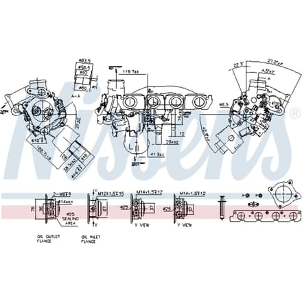 Supercharger, drukvulling NISSENS 93193