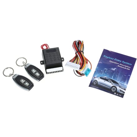 Universele autodeurslot kofferbakontgrendeling Keyless Entry-systeem Centrale vergrendelingsset met afstandsbediening zwart
