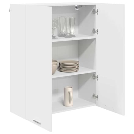 vidaXL - Hangkast - Wit - 80 - x - 31 - x - 100 - cm - Bewerkt - hout
