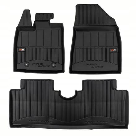 Frogum Elasto 3D - Automatenset - Geschikt voor BYD Dolphin Hatchback vanaf 2021 - TPE Rubber - Hoge Rand 6cm