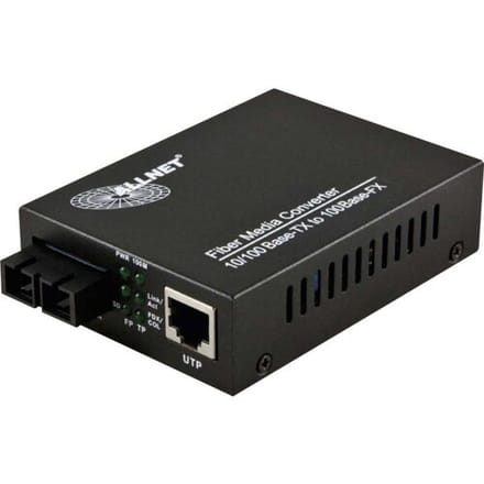 Allnet ALL-MC102-SC-MM LAN, SC Simplex Netwerk mediaconverter 100 MBit/s