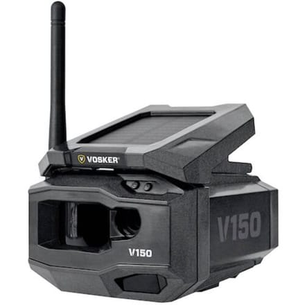 Vosker V150 LTE Wireless Outdoor Solar Wildcamera Timelapsevideo, 4G beeldoverdracht, GSM-module Zwart-grijs