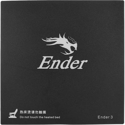 Creality 3D Printer Bouwoppervlak Verwarmd Bed Platform Sticker 235*235mm Voor Ender-3 zwart
