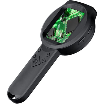 Loupe numérique portable 2,8 pouces écran IPS portable 2MP 1000X loupe avec lumière 4 boutons de zoom 12 langues