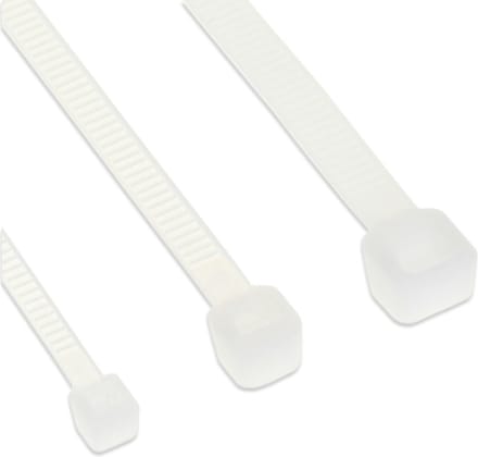 InLine Tie-wraps - 370 x 3,6mm - 100 stuks - Wit