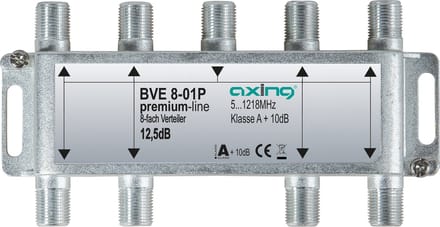 Axing Kabel-TV verdeler 8-voudig 5 - 1218 MHz