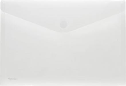Enveloptas Foldersys A4 dwars PP transp generfd A4 Velcro Envelop Transparant
