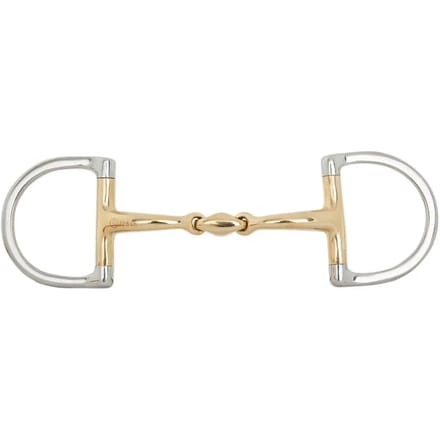 Verdun bit voor dubbel gebogen paard BR Equitation Soft Contact