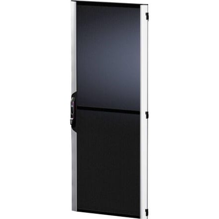 Rittal 5301453 19 inch Doorkijkdeur voor patchkast Geperforeerd Zwart, Zilver