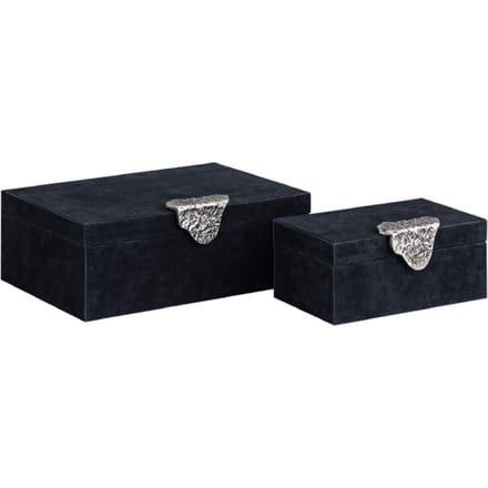 PTMD - Opberger Hazael - Zwart - 36x25x13cm - Set van 2