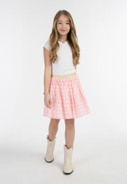 IZIA Minirok Meisje neonroze