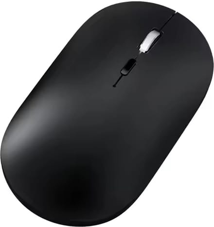 Ibley X2 Computermuis Zwart - Draadloze Oplaadbare Muis – Stil Klikken – Bluetooth 5.0 & USB – DPI Instelbaar – USB-C – Plug & Play