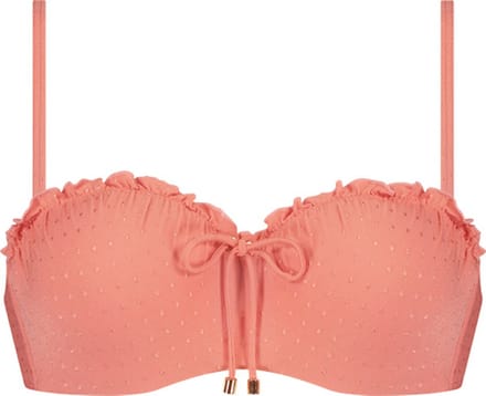 Warm Wishes bandeau bikinitop Roze maat 38B (75B)