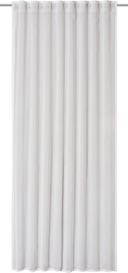 Elbersdrucke Gordijn met lussen Air 255x140 cm wit transparant