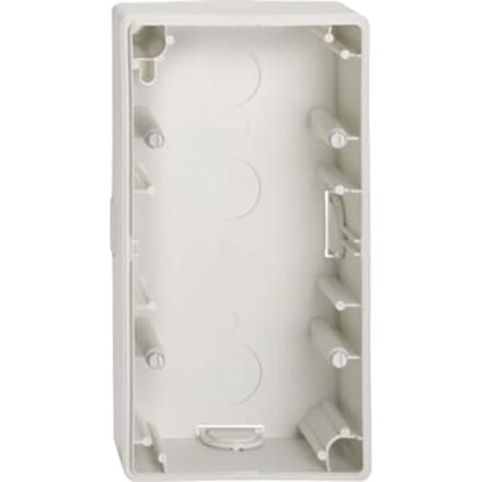 Schneider- Electric Schneider Electric Systeem-M opbouwbehuizing 2-voudig Glanzend wit