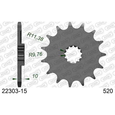 Tandwiel voor Afam 520