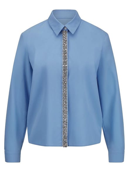 Blouse lange mouwen Van St. Emile blauw