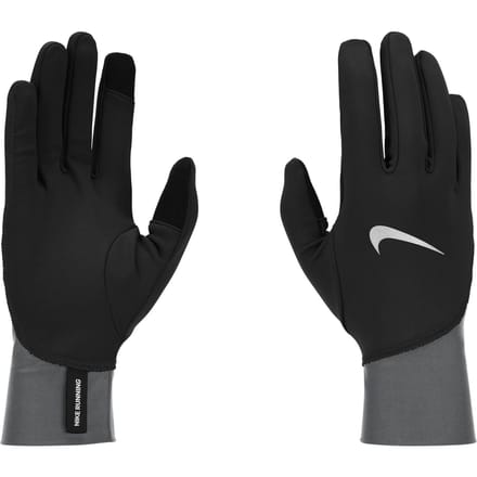 Nike Heren 2024 Pacer Midweight Hardloop Handschoenen (Zwart)