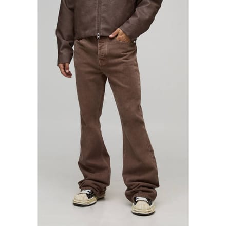 Extreme Wijduitlopende Gewassen Jeans | Brown | Size 32R
