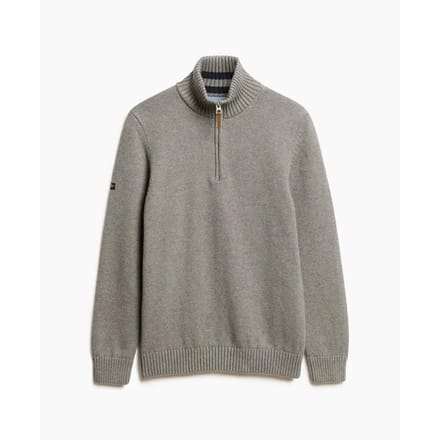 Trui met ritskraag Superdry Classics Henley