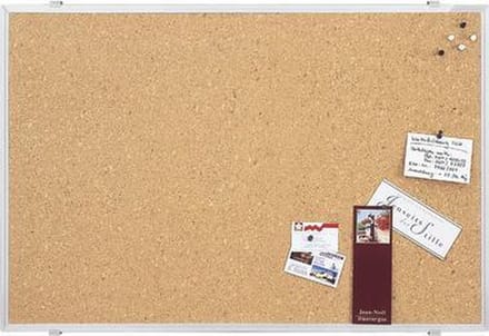 MAGNETOPLAN kurkbord B1200xH900mm naturel met aluminium frame - 1...
