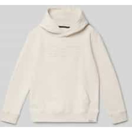 Hoodie met labelpatch