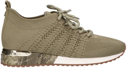 La Strada Sneaker Kaki Knitted - Damesschoenen - Maat - 36