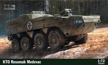 IBG Models Modelbouwpakket Militaire voertuigen - 72141 KTO Rosomak Medevac - Pools Pantservoertuig Plastic - 1:72 - Modelbouw