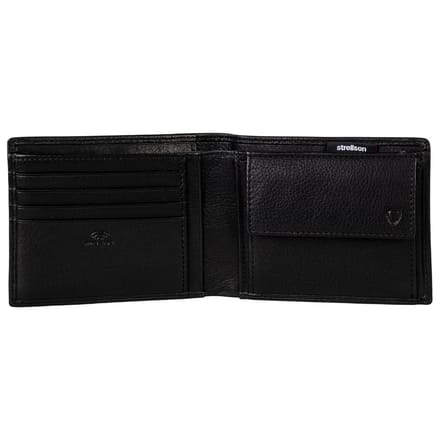 strellson Portemonnee Harrison Adriel Billfold H4 Wallet Black Zwart