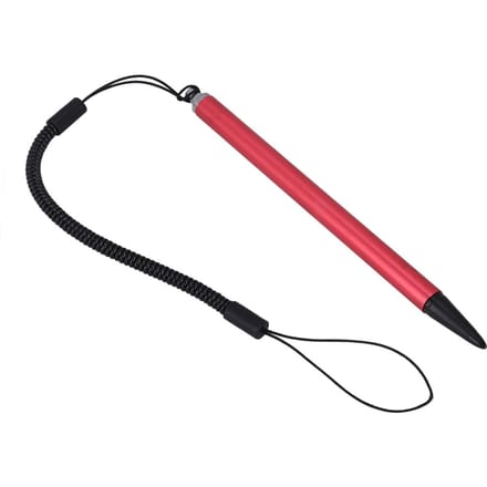 Stylet résistif de stylo de peinture d'écran tactile avec la corde de ressort pour le navigateur de PDA de position rouge