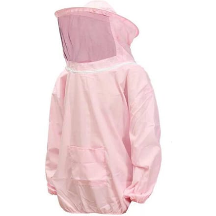 Imkerjack Professioneel Totale Bescherming Geventileerd Imker Beschermjack met Sluier roze