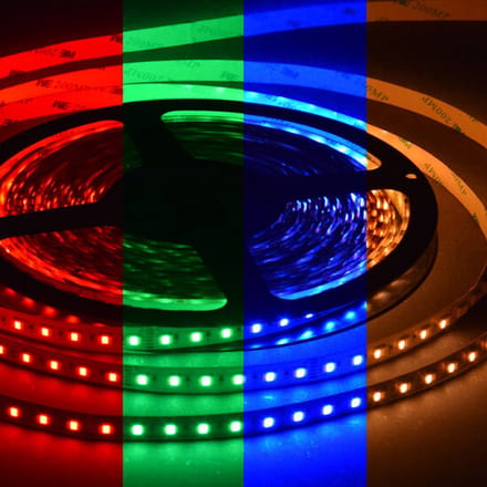 LED Strip 5050 96 leds/mtr IP65 RGBWW CRI90 28.8W 24V 12mm