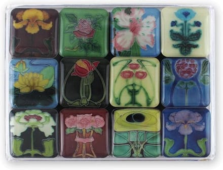 Mini Koelkast Magneten Set, Art Nouveau