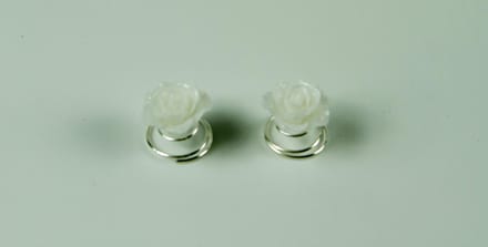Curlies roos mini wit