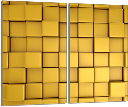 TMK ArtDeko - Snijplank - Glas - 2x30x52 cm - Beschermt en Decoreert