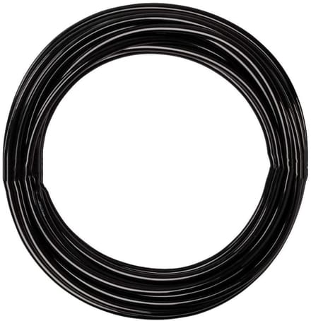 Dailygoods- Persluchtslang 12m - Flexibele Luchtslang - Polyurethaan - 10mm/6,5mm - Hoge Drukvastheid - Zwart