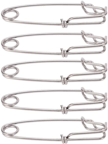 Dailygoody - Lange Lijn Clips - Rvs Snap Clip - Sterke Trekkracht