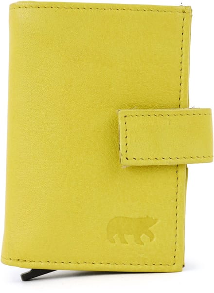 Bear Design Elsie Creditcardhouder / Pasjeshouder / Portemonnee - Butter Yellow