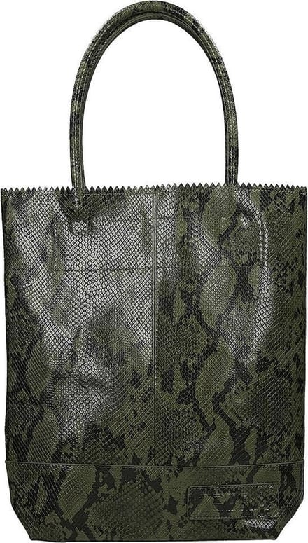 Zebra Trends Natural Bag shopper army snake