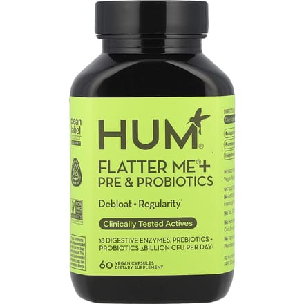 Flatter Me® + Prebioticum & Probioticum, 60 Plantaardige Capsules