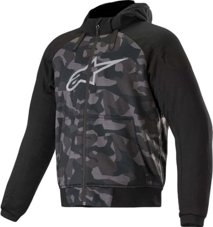 Alpinestars Chrome Camo Sport Motorfiets Zip Hoodie -