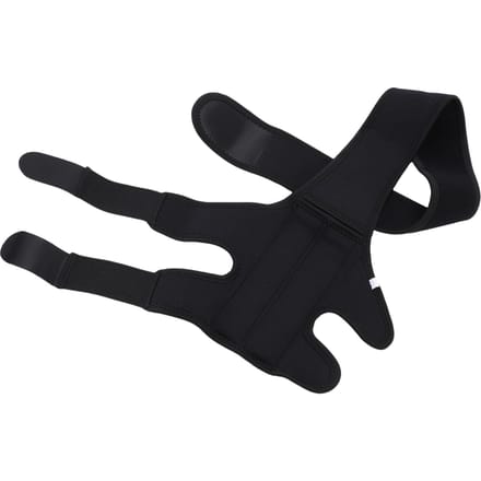 Hondenkniebrace Verstelbaar Hoge Elasticiteit Multifunctioneel Zwart Enkele Hond Pootsteun Brace M M black