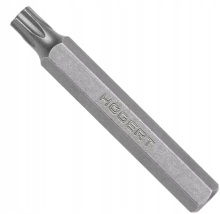 Hoegert Torx Bit T27 x 75mm, S2 Staal