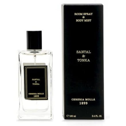 Cereria Mollà 1899 Roomspray Bodymist Santal & Tonka - interieurparfum - 100ml